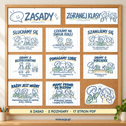 Zasady zgranej klasy – osiem zasad, kodeks klasowy PDF
