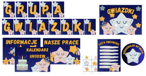 Pakiet grupowy dla grupy:  GWIAZDKI / GWIAZDECZKI / GWIAZDY