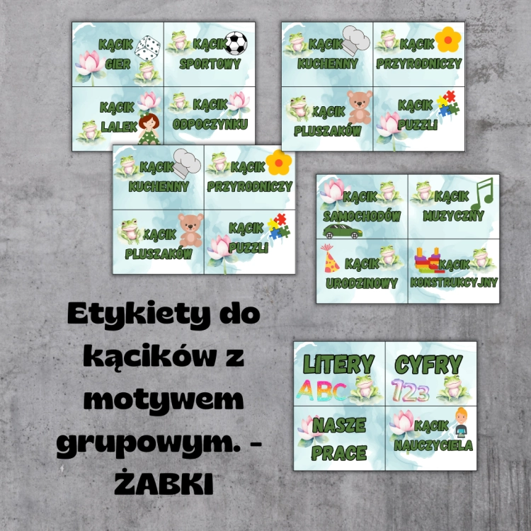 Etykiety do kącików z motywem grupowym. - DELFINKI (4).png