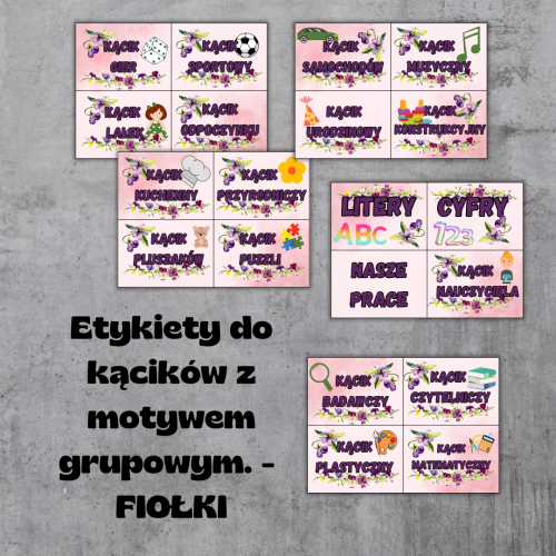 Etykiety do kącików z motywem grupowym. - DELFINKI (5).png