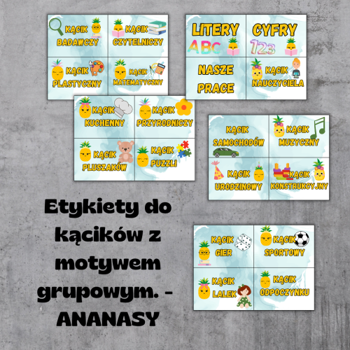 Etykiety do kącików z motywem grupowym. - DELFINKI (6).png