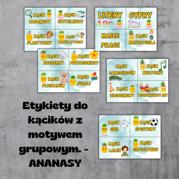 Etykiety do kącików z motywem grupowym. - DELFINKI (6).png