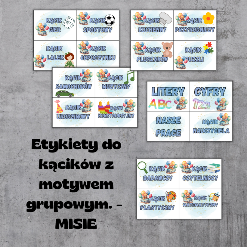 Etykiety do kącików z motywem grupowym. - DELFINKI (10).png