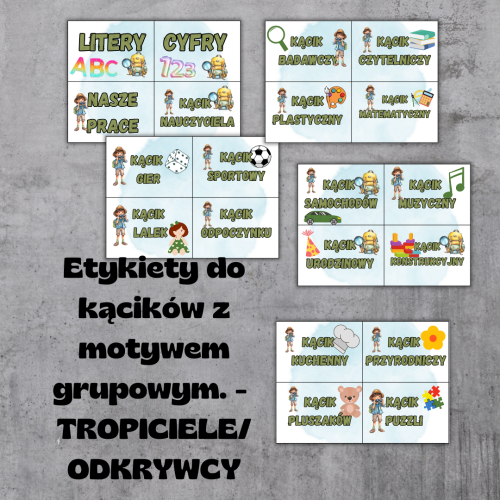 Etykiety do kącików z motywem grupowym. - DELFINKI.png